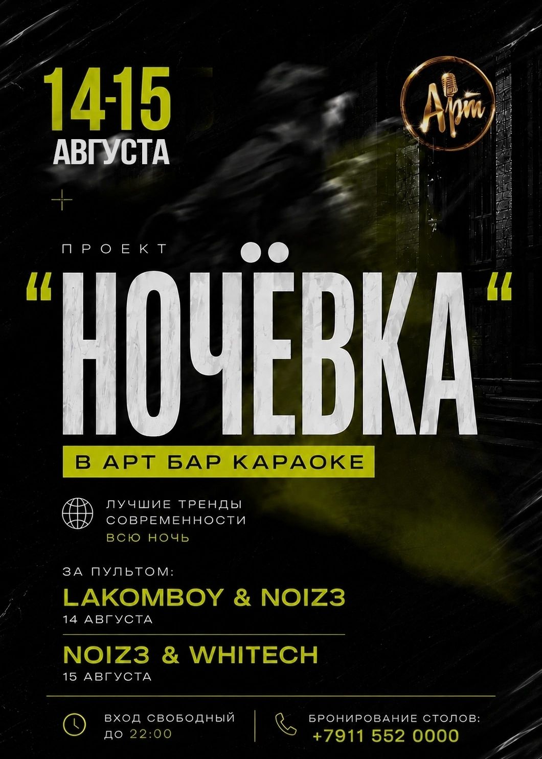 ПРОЕКТ «НОЧЁВКА»