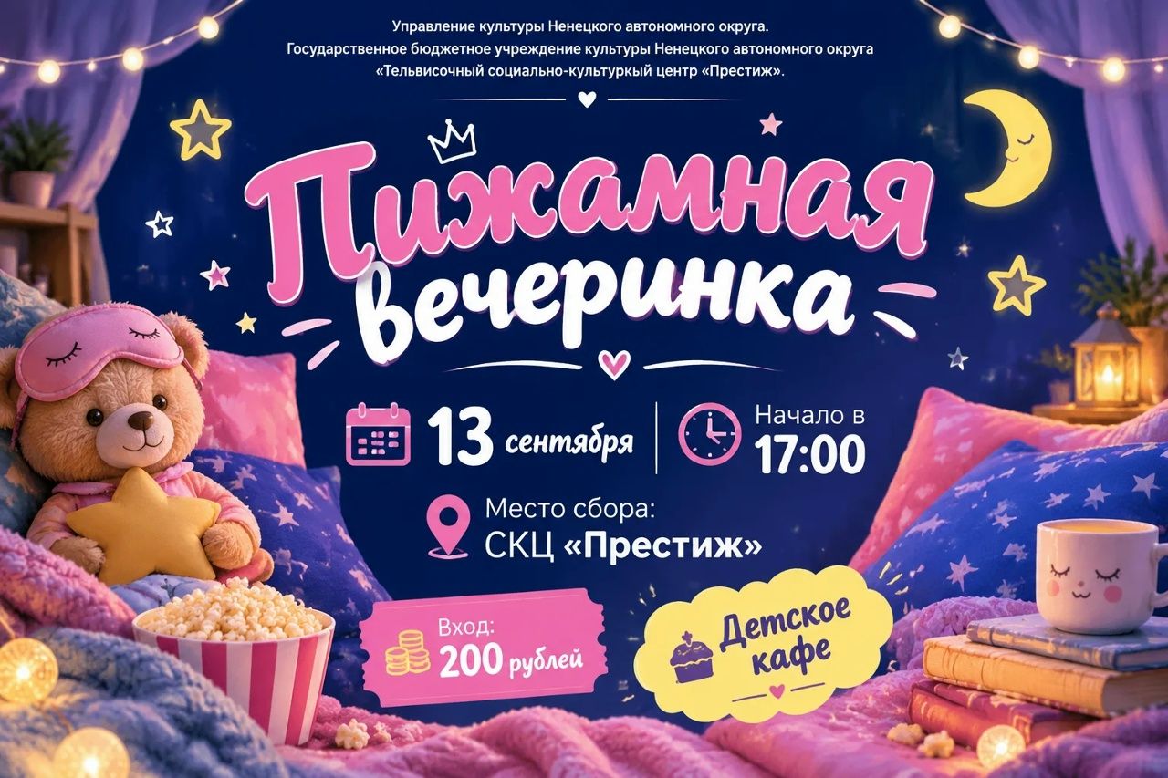 Готовь пижаму и приходи танцевать!