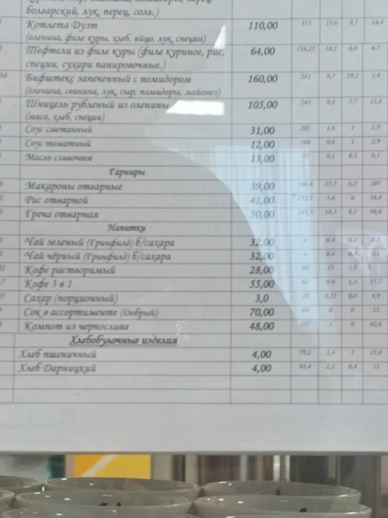 Столовая